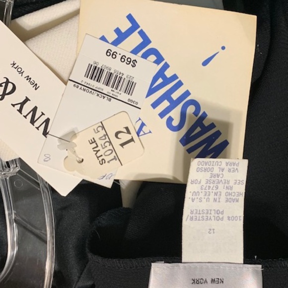 Danny & Nicole Black Dinner Dress - Picture 5 of 5